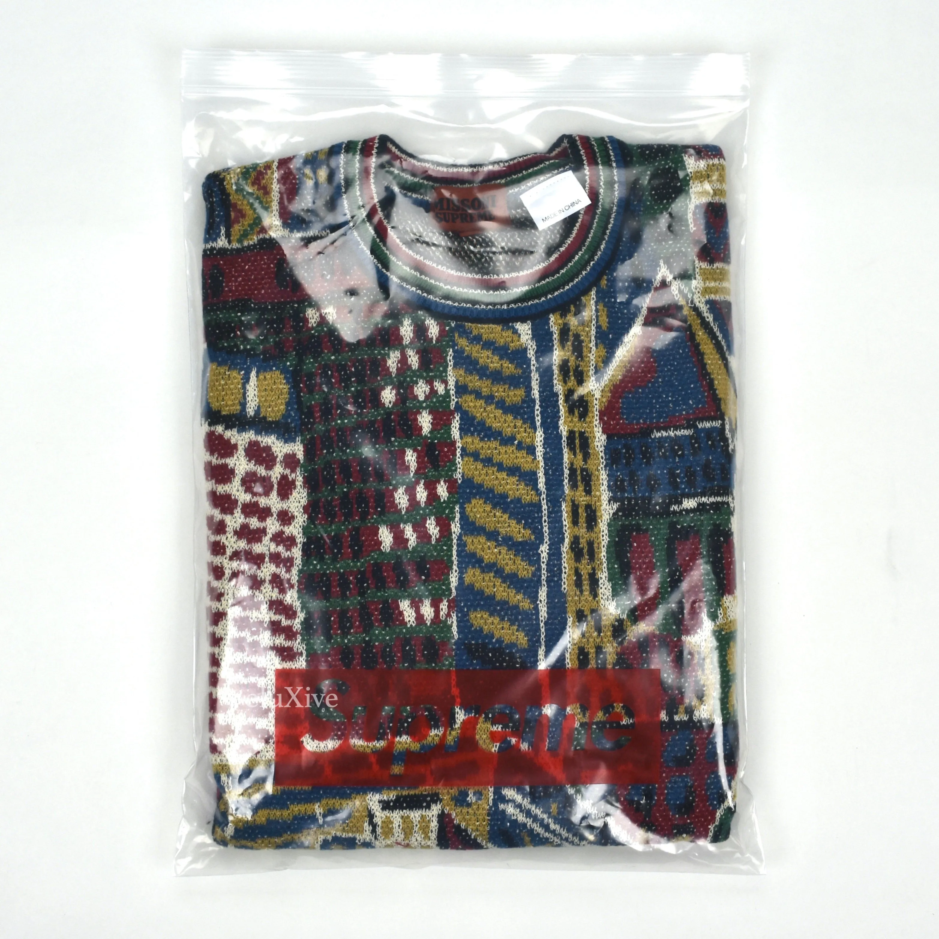 Supreme x Missoni - Multicolor Skyline Jacquard Logo Knit Sweater