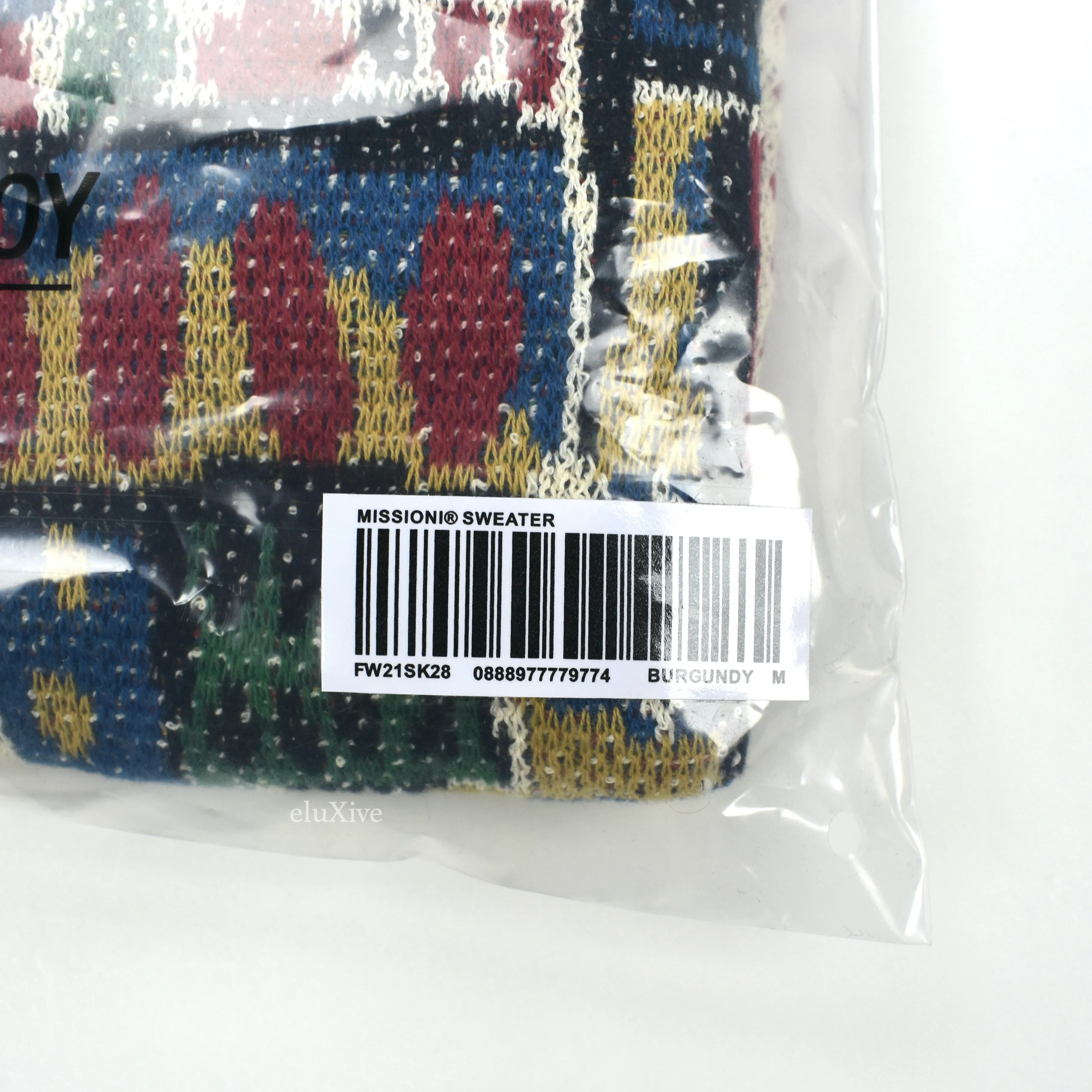 Supreme x Missoni - Multicolor Skyline Jacquard Logo Knit Sweater