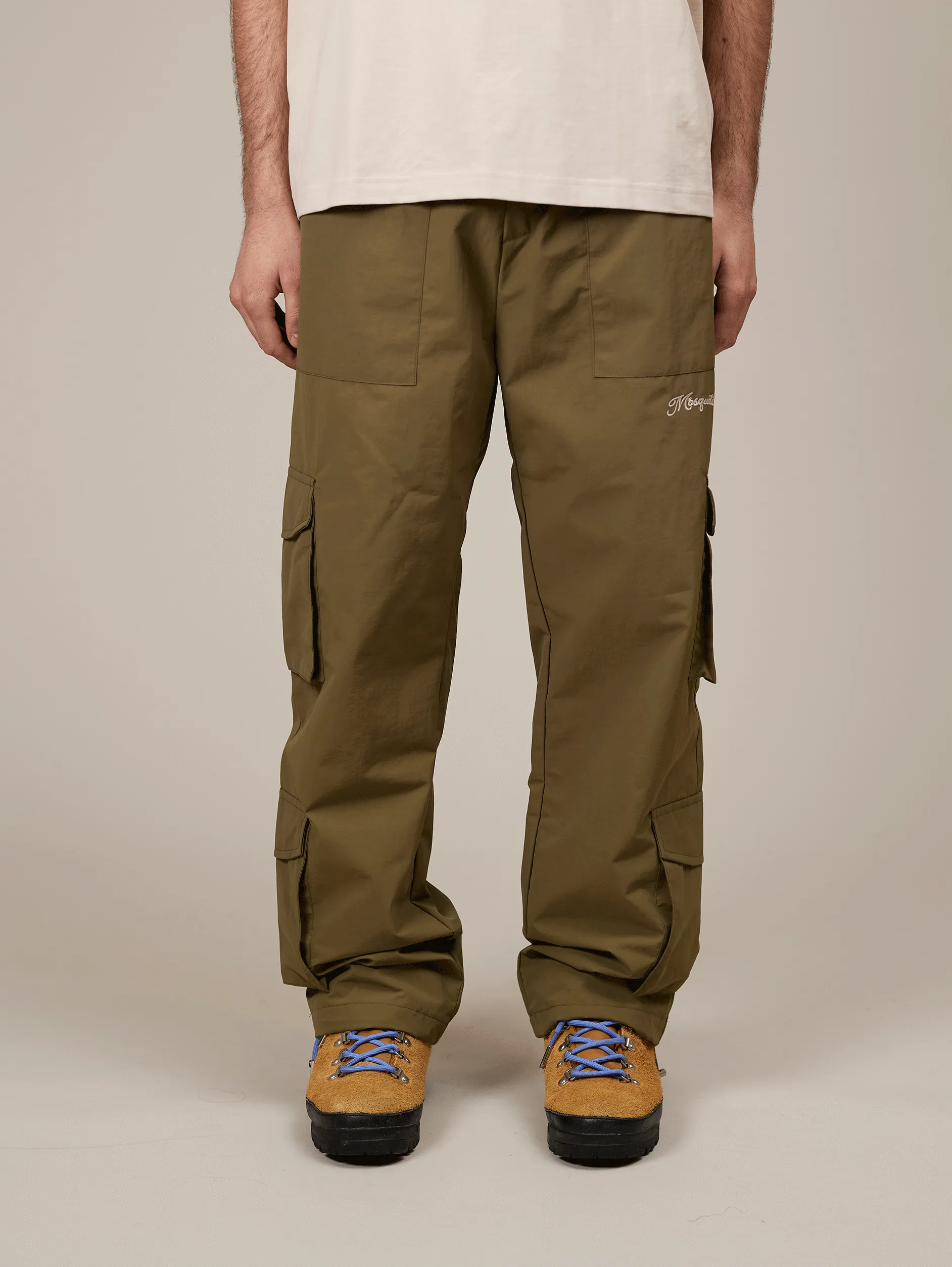 TECHNICAL CARGO PANTS "OLIVE"