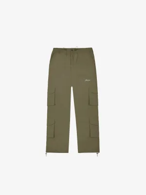 TECHNICAL CARGO PANTS "OLIVE"