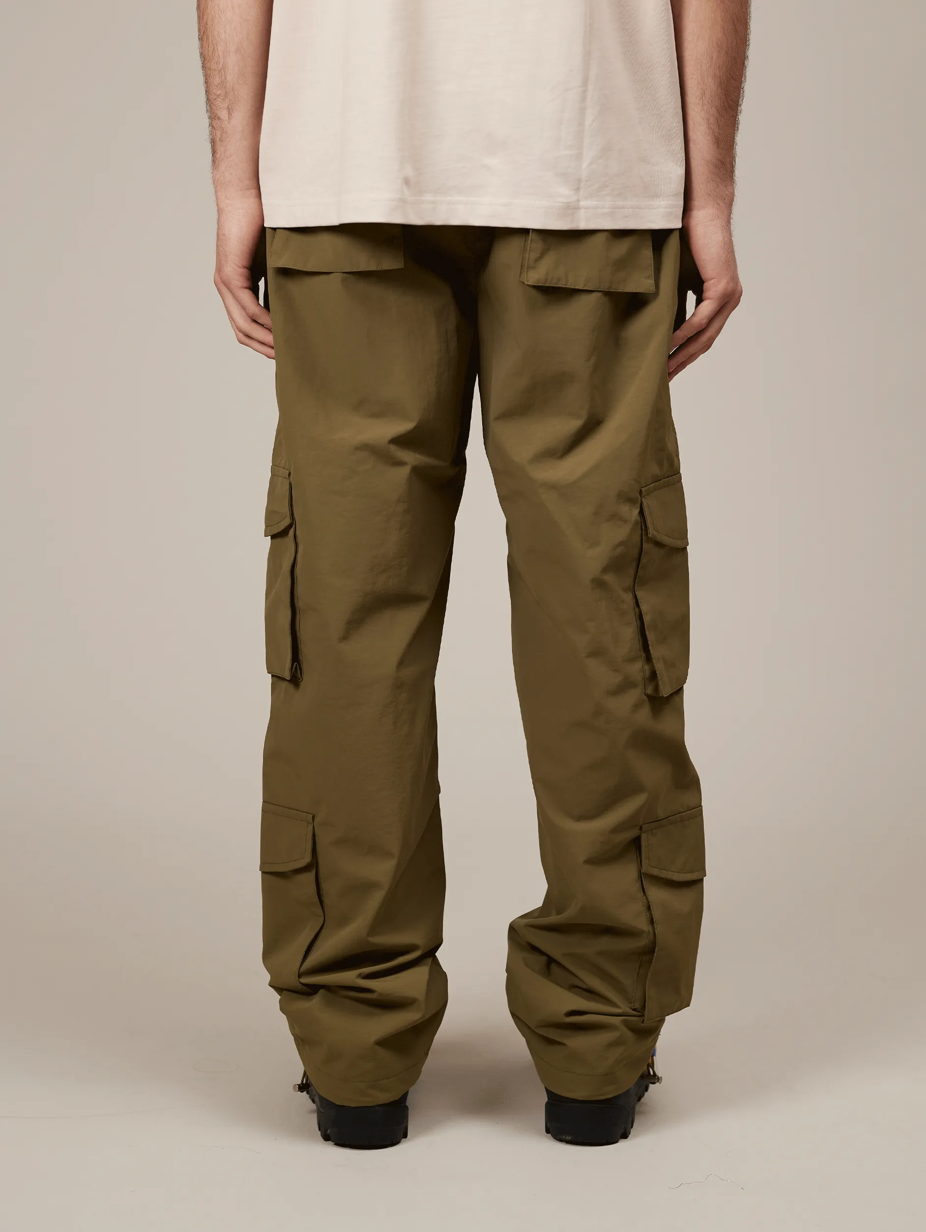 TECHNICAL CARGO PANTS "OLIVE"