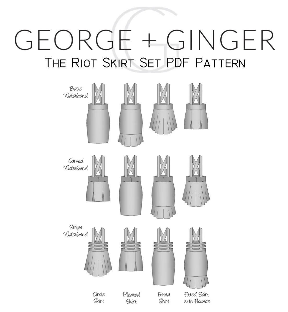 The Rock and Rave Bundle PDF Sewing Pattern