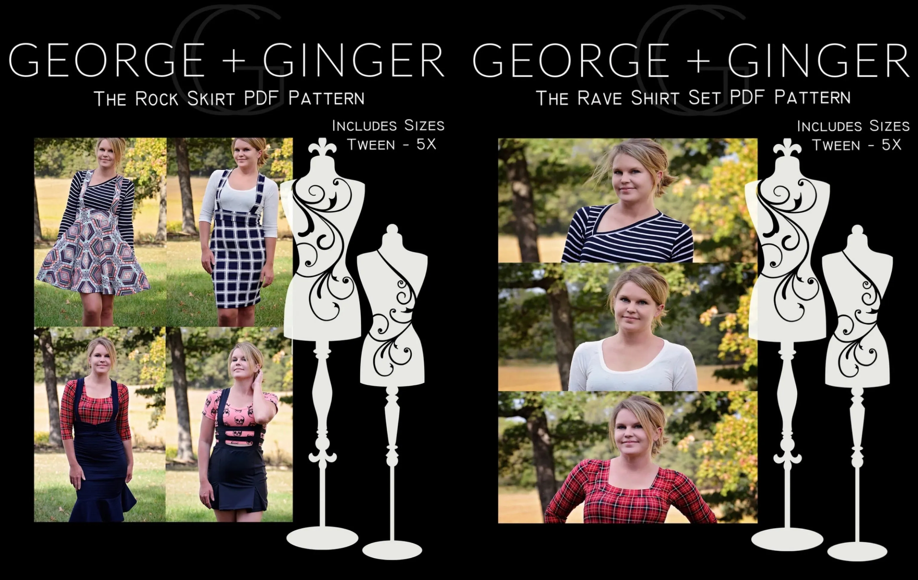 The Rock and Rave Bundle PDF Sewing Pattern