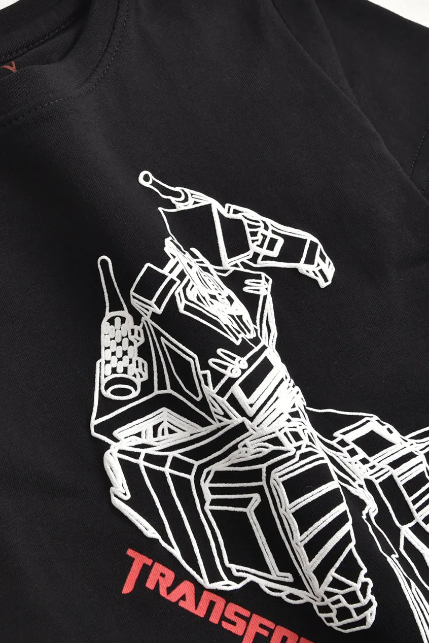Transformers Graphic Black Tee