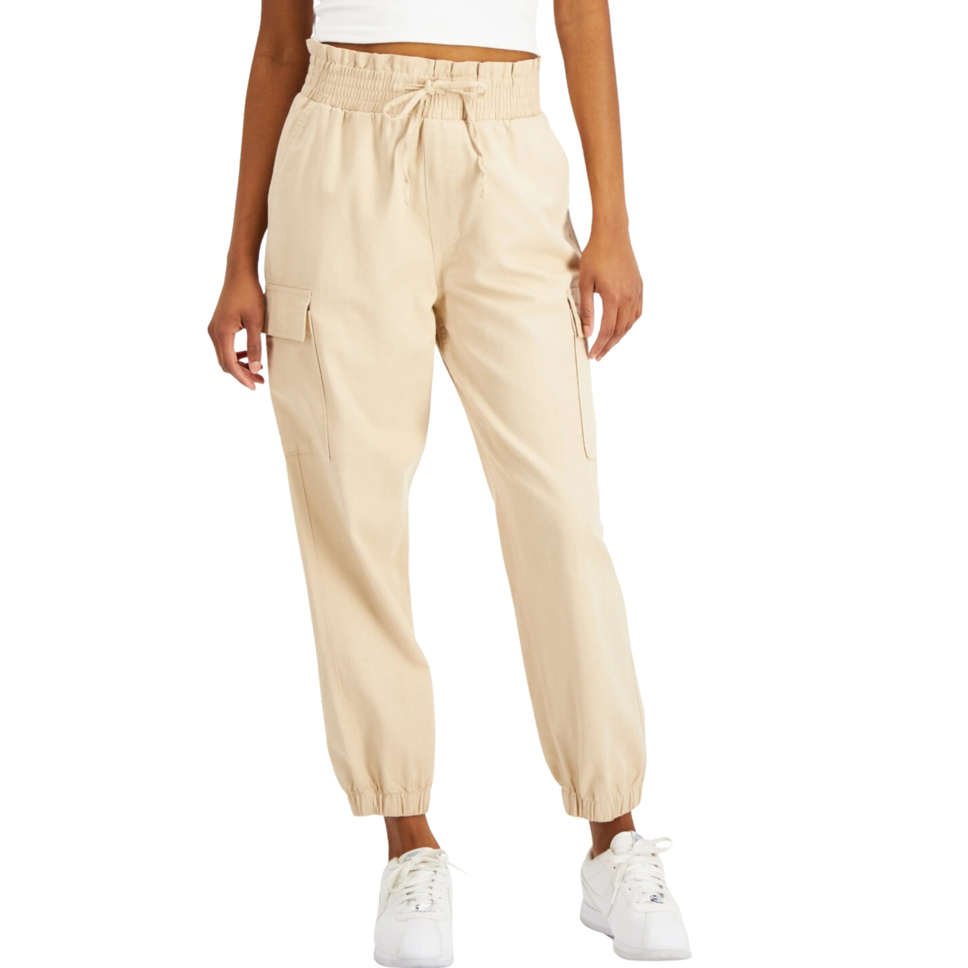 VANILLA STAR - Juniors' Smocked-Waist Jogger Pants