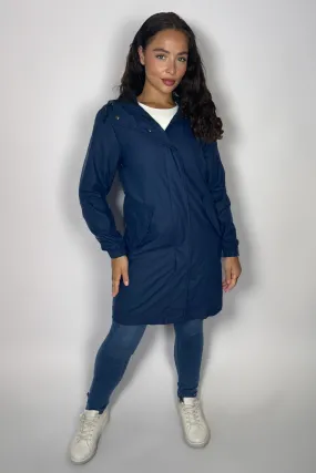 Water Proof Hooded Knee Length Raincoat
