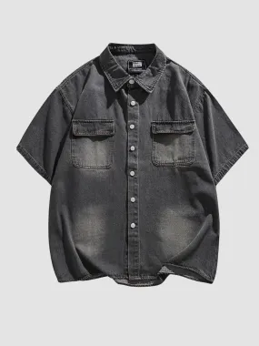 WLS Retro Washed Denim Shirt