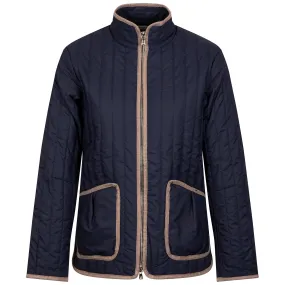 Womens Pippin Quilted Travel Jacket Navy - AW24