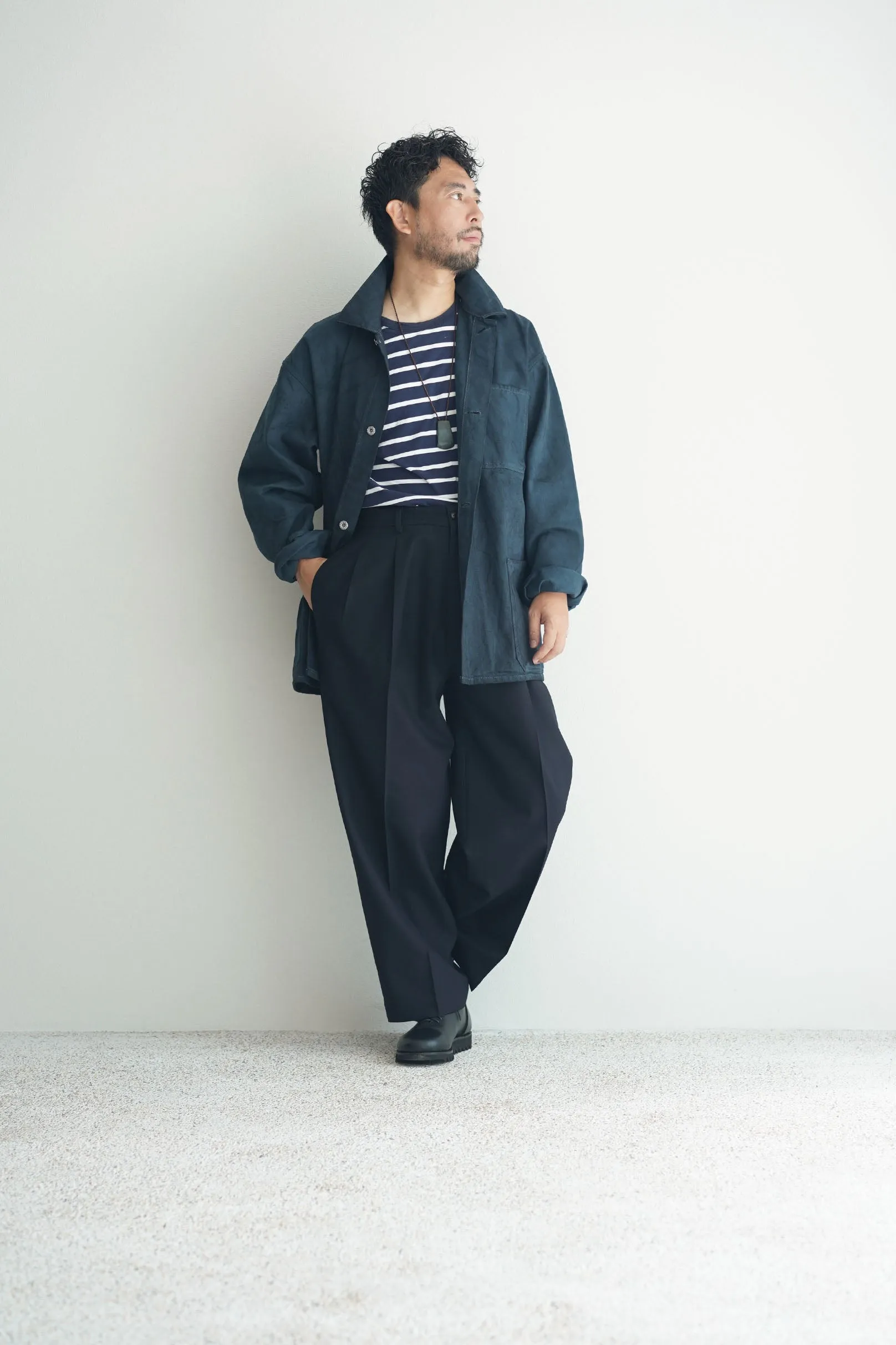YOKO SAKAMOTO  /  DENIM COVERALL INDIGO / STYLE